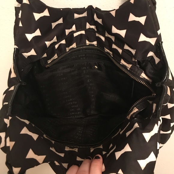 Kate spade bow print handbag - Picture 3 of 6